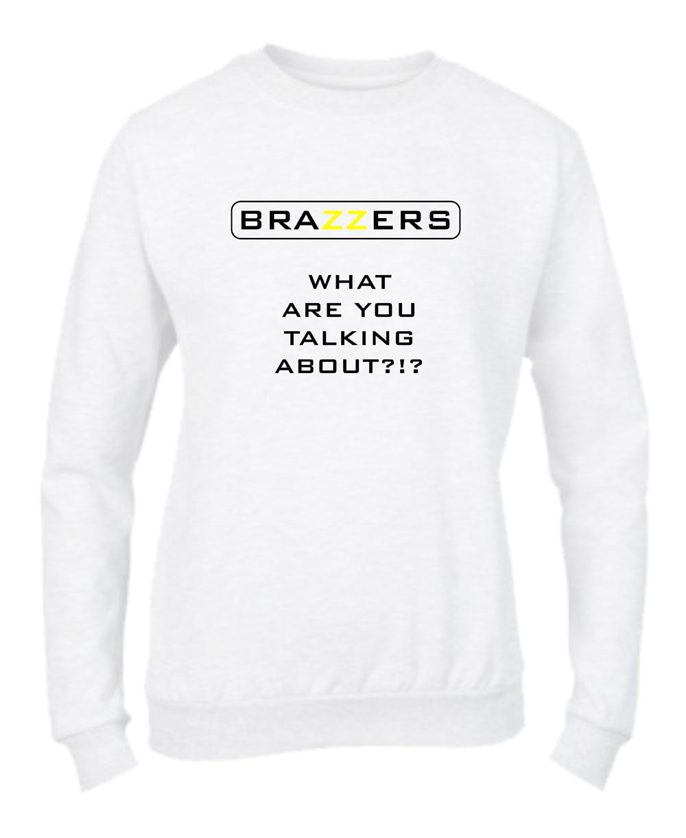 Felpa Girocollo UOMO, DONNA & BAMBIN - BRAZZERS - Super vestibilità Top qualità