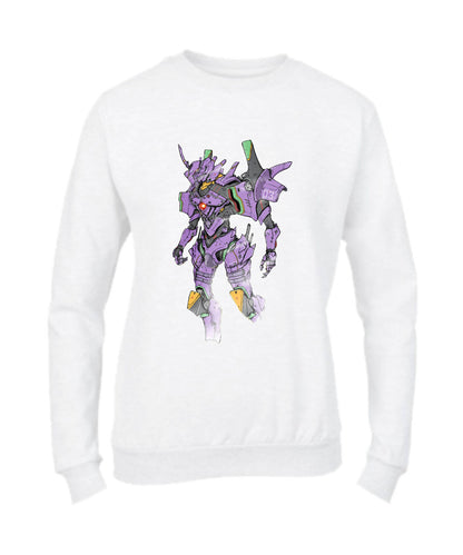 Felpa Girocollo UOMO, DONNA & BAMBIN - EVA 01 - Super vestibilità Top qualità