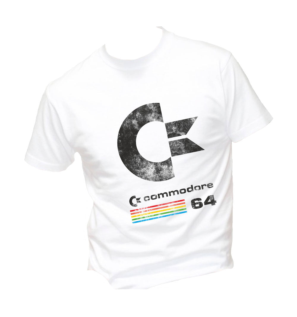 T-Shirt Uomo, Donna & Bambino - COMMODORE 64 - Maglietta Maglia Tshirt Super vestibilità Top qualità