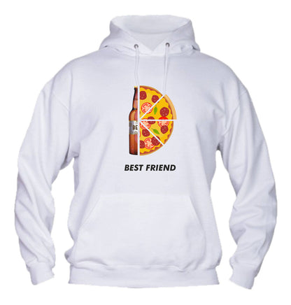 Felpa con cappuccio UOMO, DONNA & BAMBIN - BEST FRIEND - Super vestibilità Top qualità