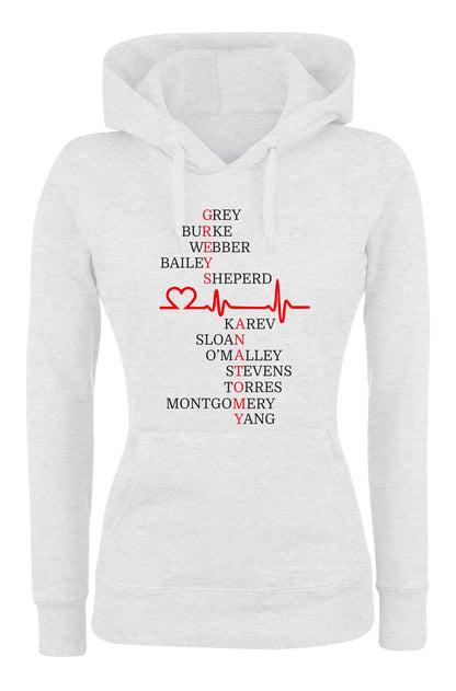 Felpa con cappuccio UOMO, DONNA & BAMBIN - GREY'S ANATOMY  - Super vestibilità Top qualità