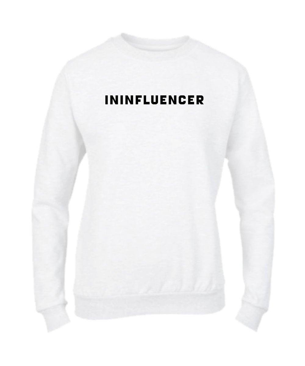 Felpa Girocollo UOMO, DONNA & BAMBIN - ININFLUENCER  - Super vestibilità Top qualità