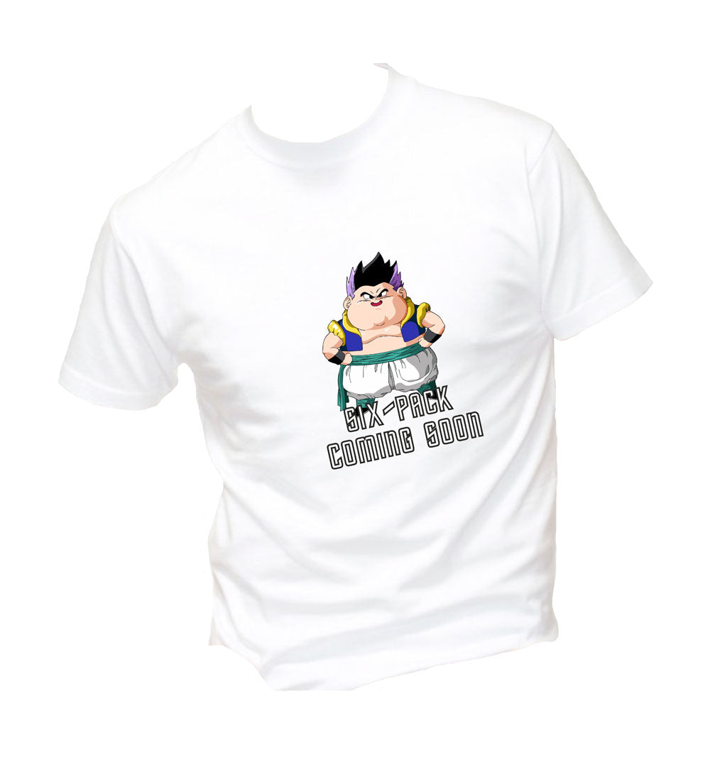 T-Shirt Uomo, Donna & Bambino - GOTENKS - SIX PACK - Maglietta Maglia Tshirt Super vestibilità Top qualità