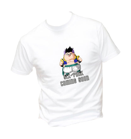 T-Shirt Uomo, Donna & Bambino - GOTENKS - SIX PACK - Maglietta Maglia Tshirt Super vestibilità Top qualità
