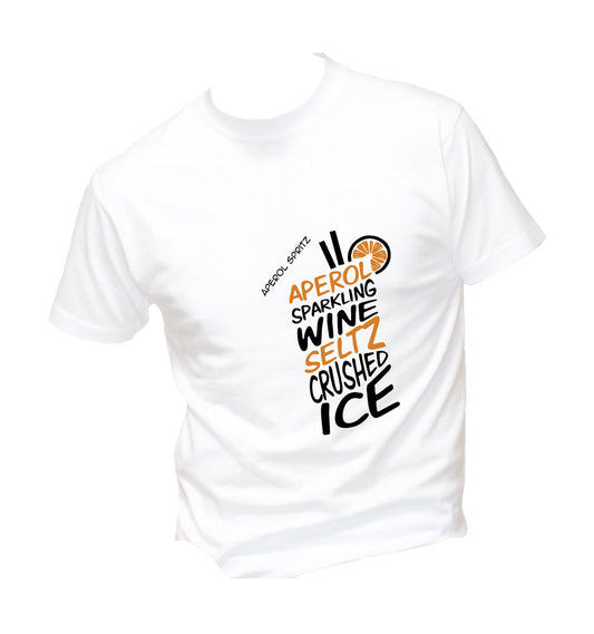 T-Shirt Uomo, Donna & Bambino - APEROL SPRITZ - Maglietta Maglia Tshirt Super vestibilità Top qualità