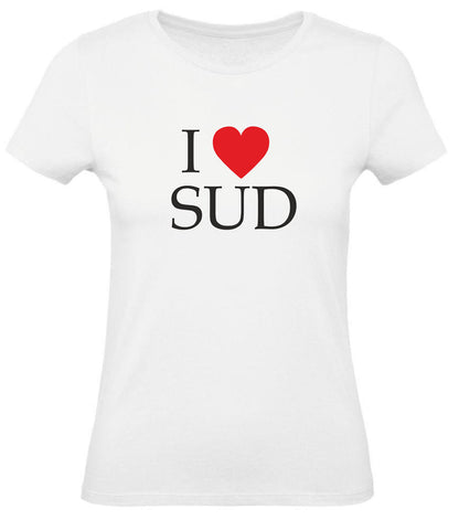 T-Shirt Uomo, Donna & Bambino - I LOVE SUD - Maglietta Maglia Tshirt Super vestibilità Top qualità