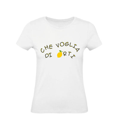 T-Shirt Uomo, Donna & Bambino - CHE VOGLIA DI LIMONARTI - Maglietta Maglia Tshirt Super vestibilità Top qualità