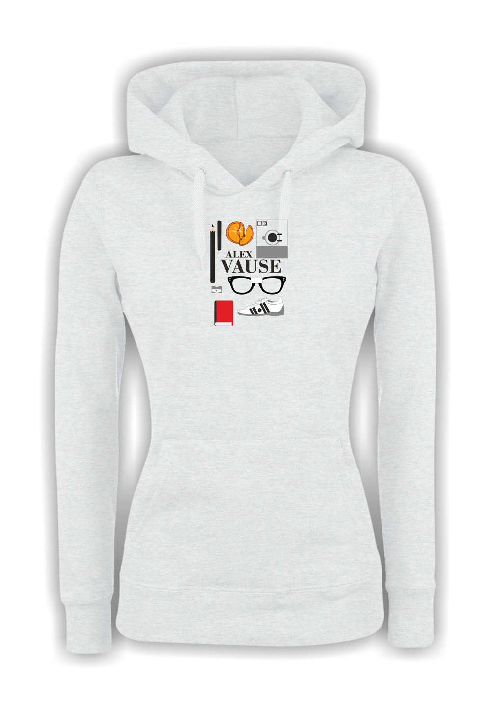 Felpa con cappuccio UOMO, DONNA & BAMBIN - ALEX VAUSE - Super vestibilità Top qualità - Social Crazy