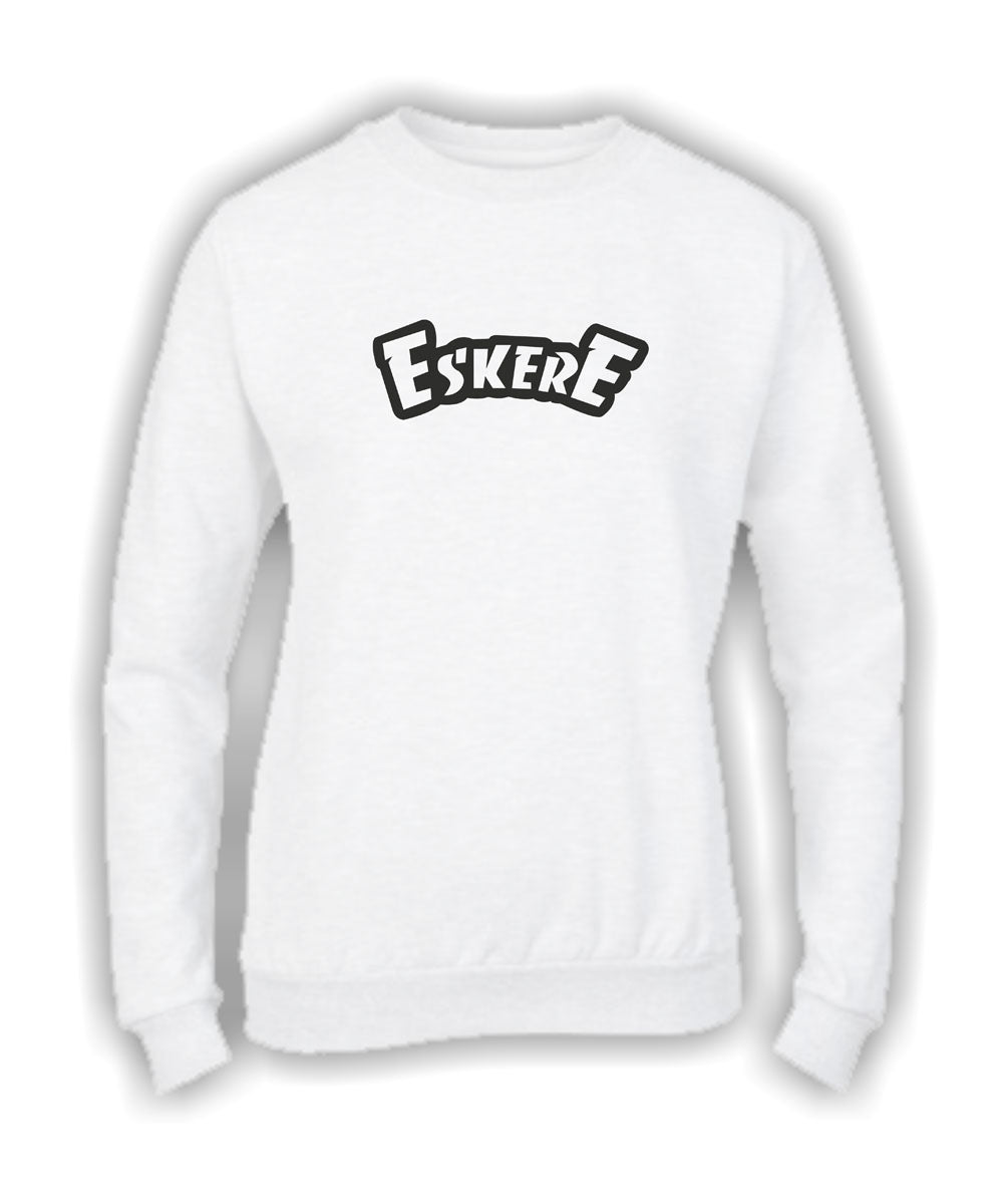 Felpa Girocollo UOMO, DONNA & BAMBIN - ESKERE - Super vestibilità Top qualità - Social Crazy