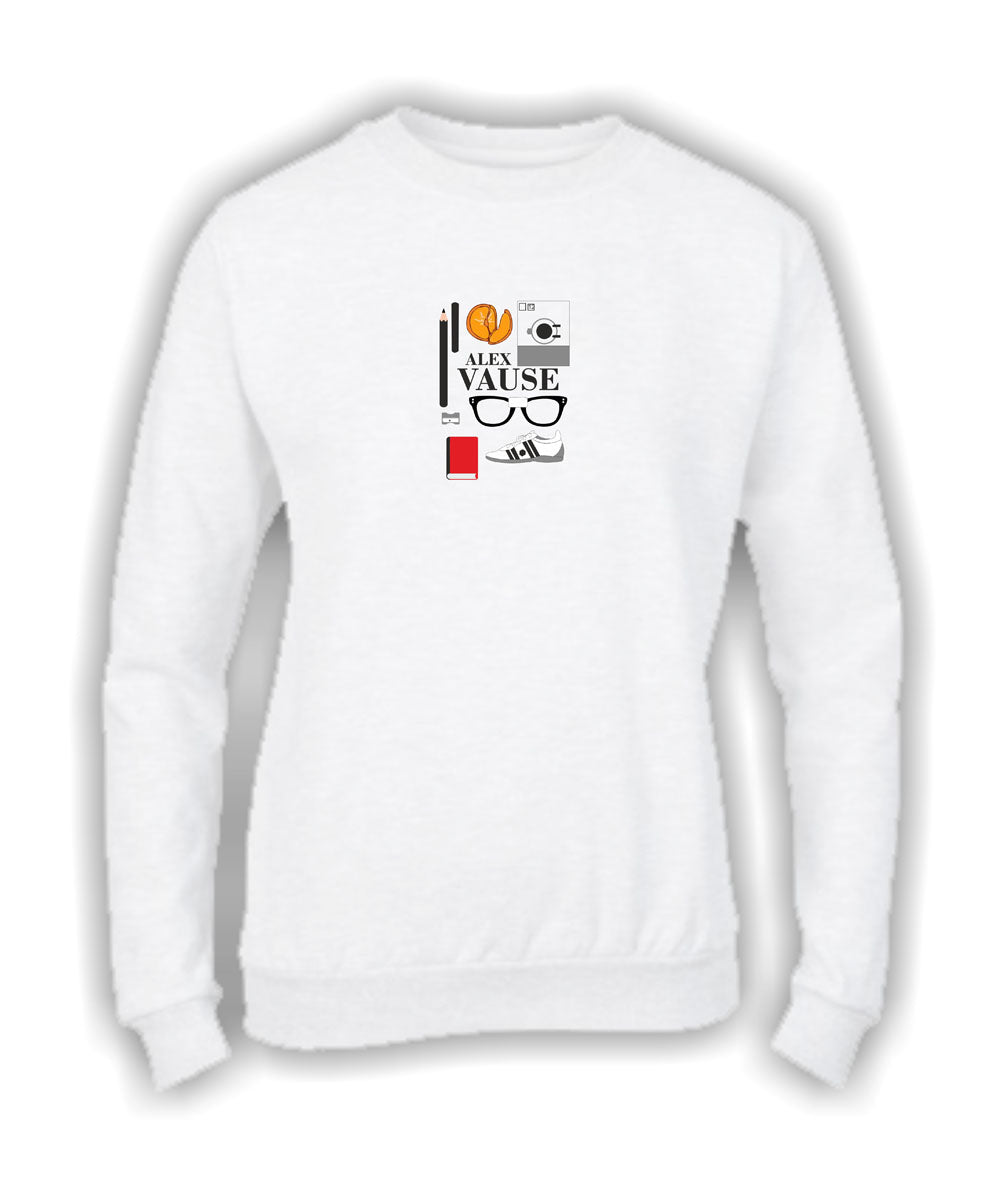 Felpa Girocollo UOMO, DONNA & BAMBIN - ALEX VAUSE - Super vestibilità Top qualità - Social Crazy