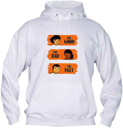 Felpa con cappuccio UOMO, DONNA & BAMBIN - HOLLY E BENJI THE BAD THE GOOD AND THE UGLY - Super vestibilità Top qualità