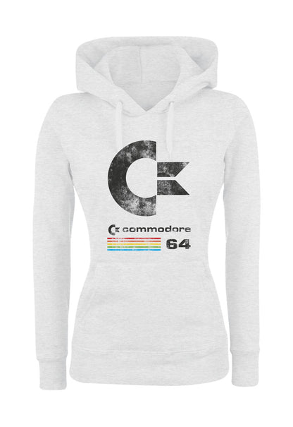 Felpa con cappuccio UOMO, DONNA & BAMBIN - COMMODORE 64 - Super vestibilità Top qualità