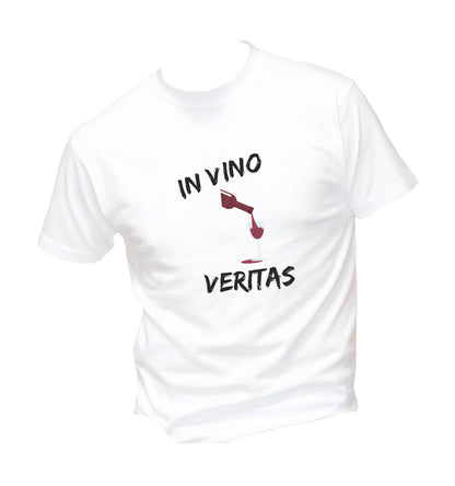 T-Shirt Uomo & Bambino - IN VINO VERITAS - Maglietta Maglia Tshirt Super vestibilità Top qualità