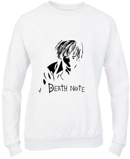 Felpa Girocollo UOMO, DONNA & BAMBIN - DEATH NOTE - LIGHT - Super vestibilità Top qualità