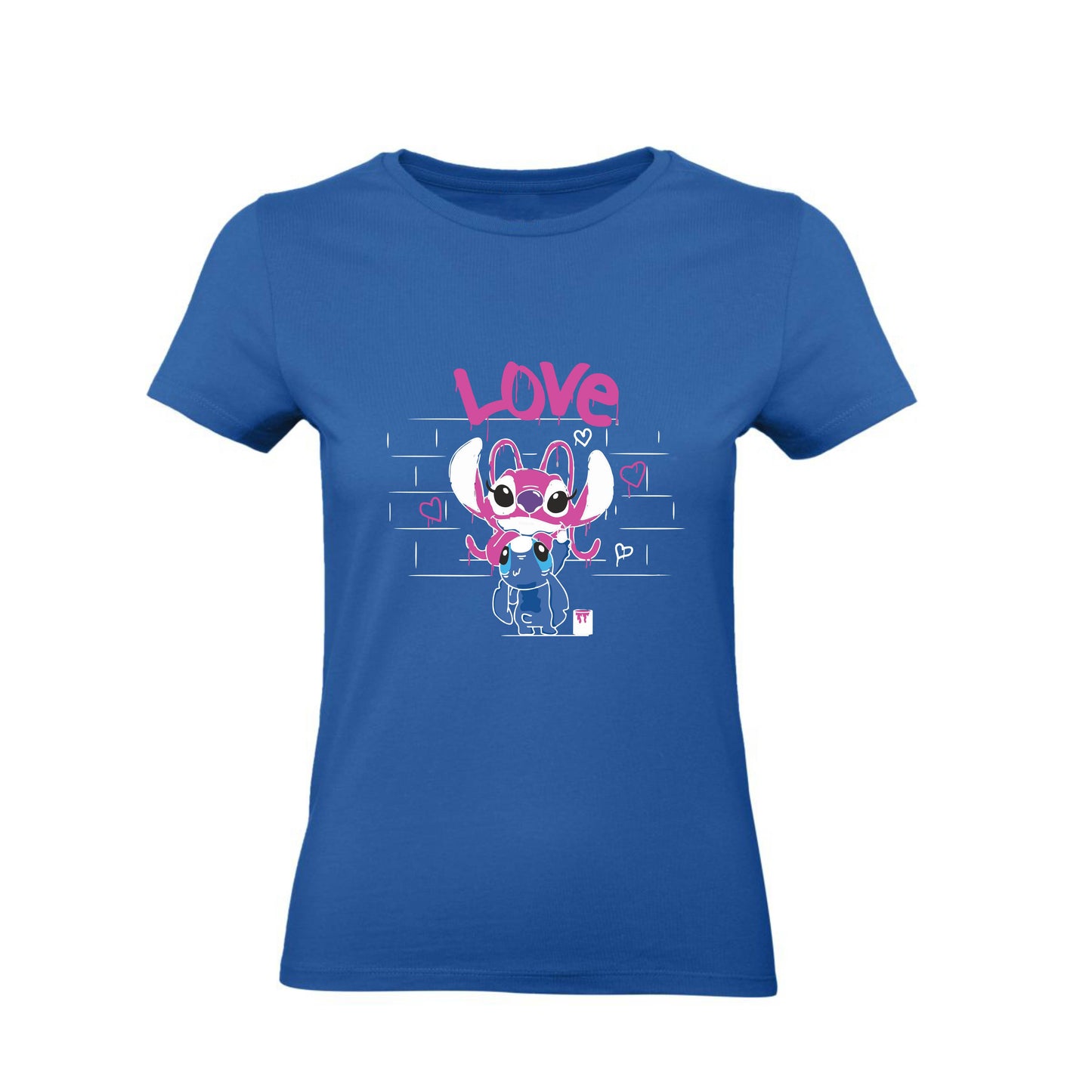 T-Shirt Uomo Donna & Bambino - MURALES LOVE  - Maglietta Maglia Tshirt Super vestibilità Top qualità