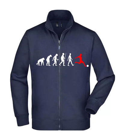 Felpa Unisex Full Zip - CALCIO EVOLUTION - Super vestibilità Top qualità