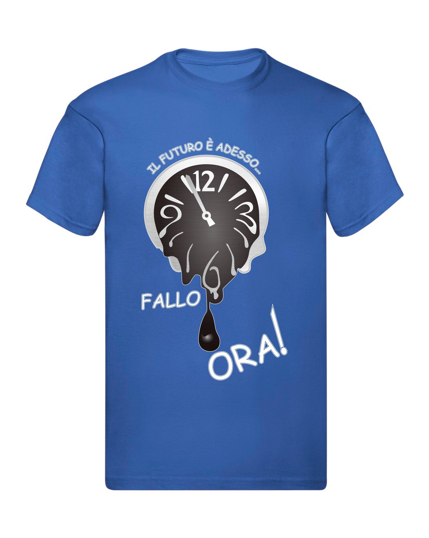 T-Shirt Uomo, Donna & Bambino - IL FUTURO È ADESSO - Maglietta Maglia Tshirt Super vestibilità Top qualità