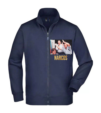 Felpa Unisex Full Zip - NARCOS PERSONAGGI - Super vestibilità Top qualità