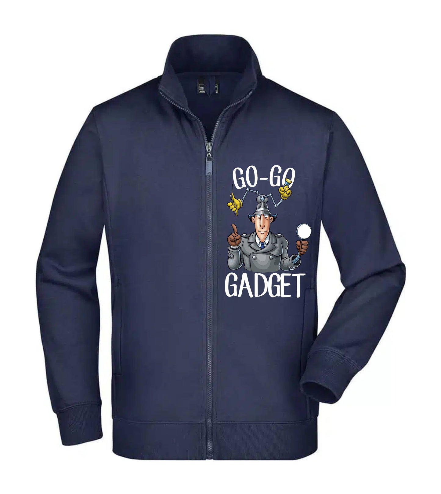 Felpa Unisex Full Zip - GO-GO GADGET - Super vestibilità Top qualità