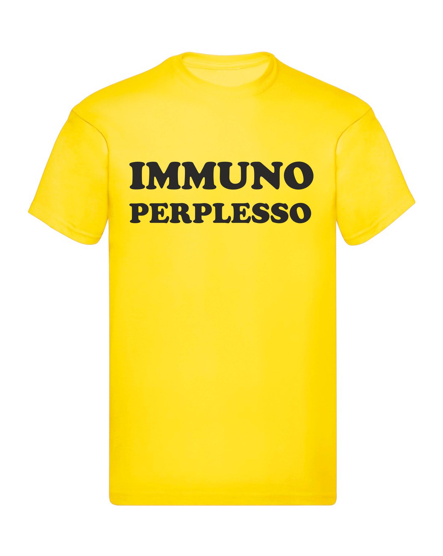 T-Shirt Uomo & Bambino - IMMUNO PERPLESSO - Maglietta Maglia Tshirt Super vestibilità Top qualità