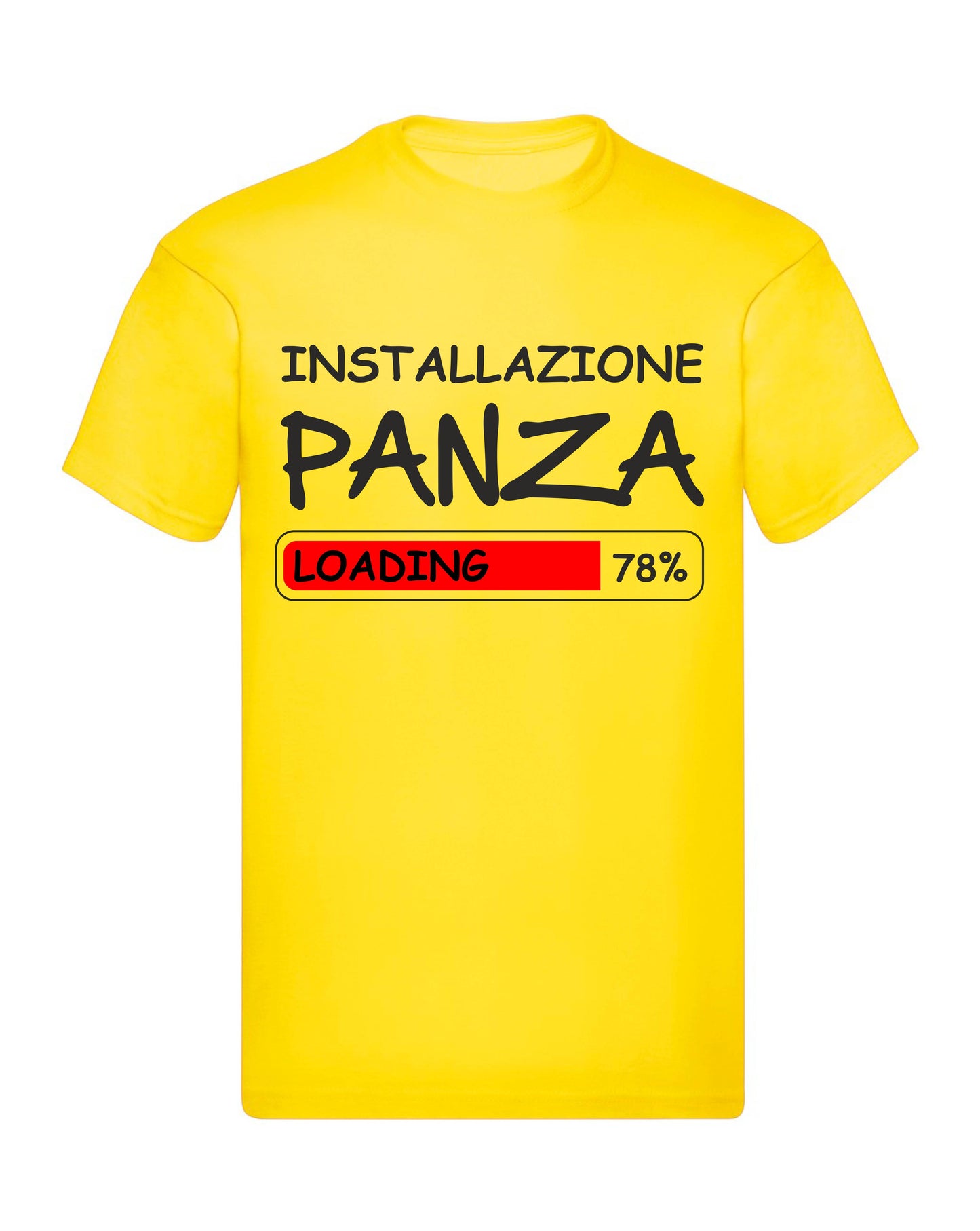 T-Shirt Uomo & Bambino - INSTALLAZIONE PANZA - Maglietta Maglia Tshirt Super vestibilità Top qualità