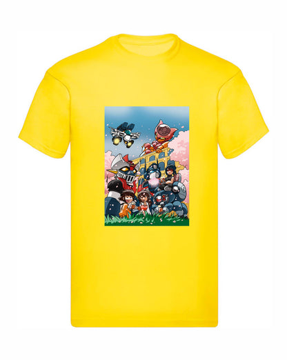 T-Shirt Uomo Donna & Bambino - MECHA'S WORLD - Maglietta Maglia Tshirt Super vestibilità Top qualità