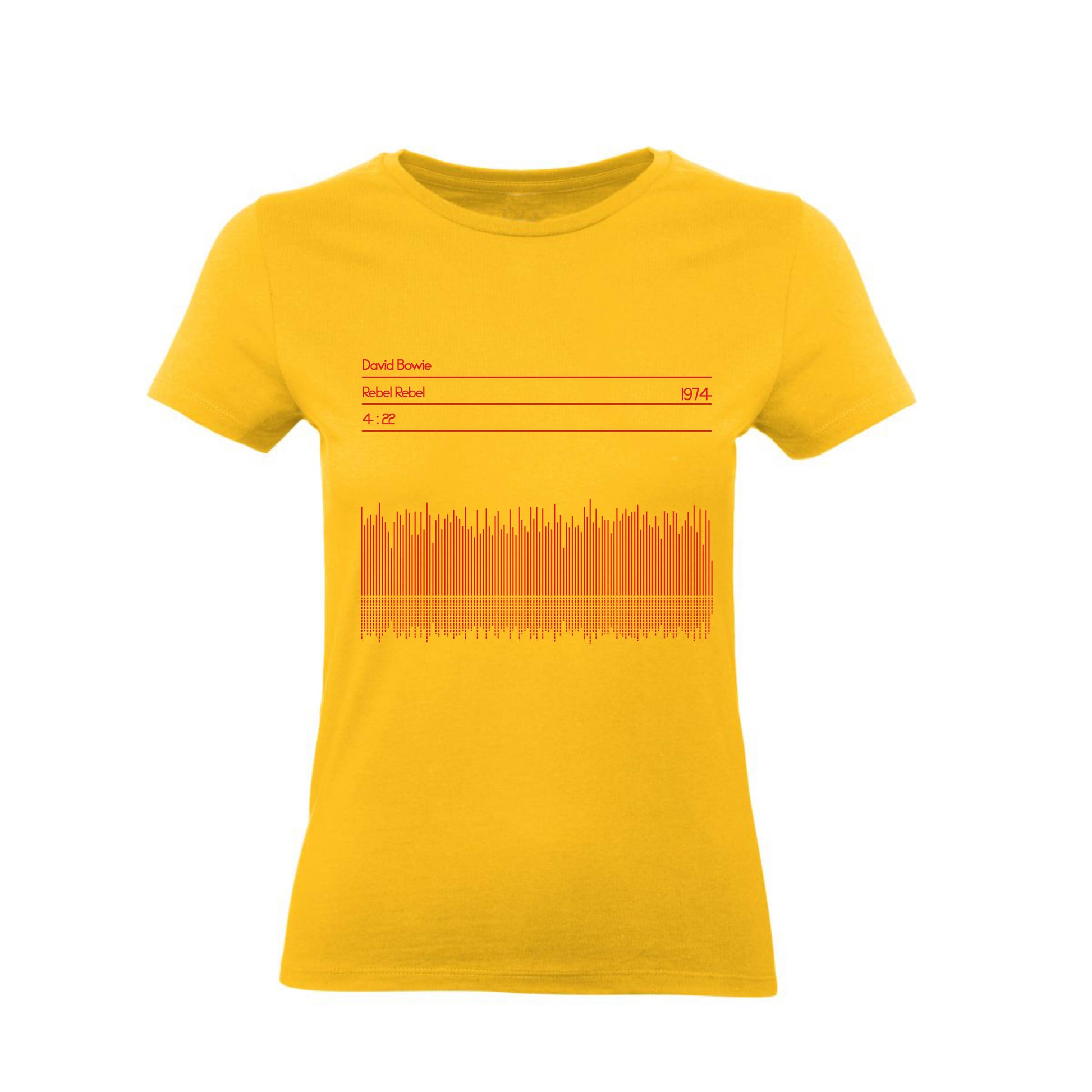 T-Shirt Uomo, Donna & Bambino - DAVID BOWIE 1974 SOUND WAWE - Maglietta Maglia Tshirt Super vestibilità Top qualità - Social Crazy