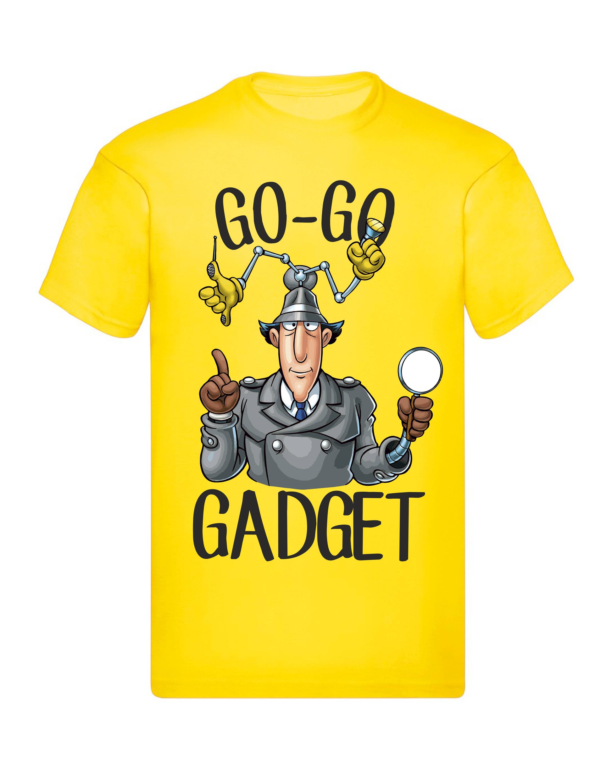 T-Shirt Uomo & Bambino - GO-GO GADGET - Maglietta Maglia Tshirt Super vestibilità Top qualità - Social Crazy