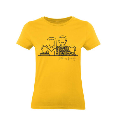 T-Shirt Uomo Donna & Bambino - LA FAMIGLIA ADDAMS - Maglietta Maglia Tshirt Super vestibilità Top qualità