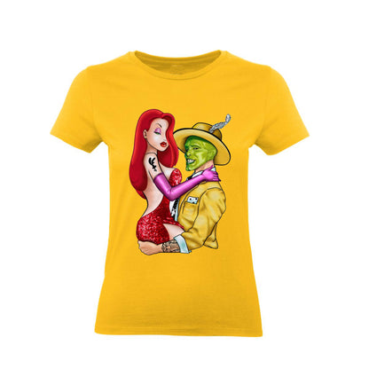 T-Shirt Uomo Donna & Bambino - JESSICA RABBIT E THE MASK - Maglietta Maglia Tshirt Super vestibilità Top qualità