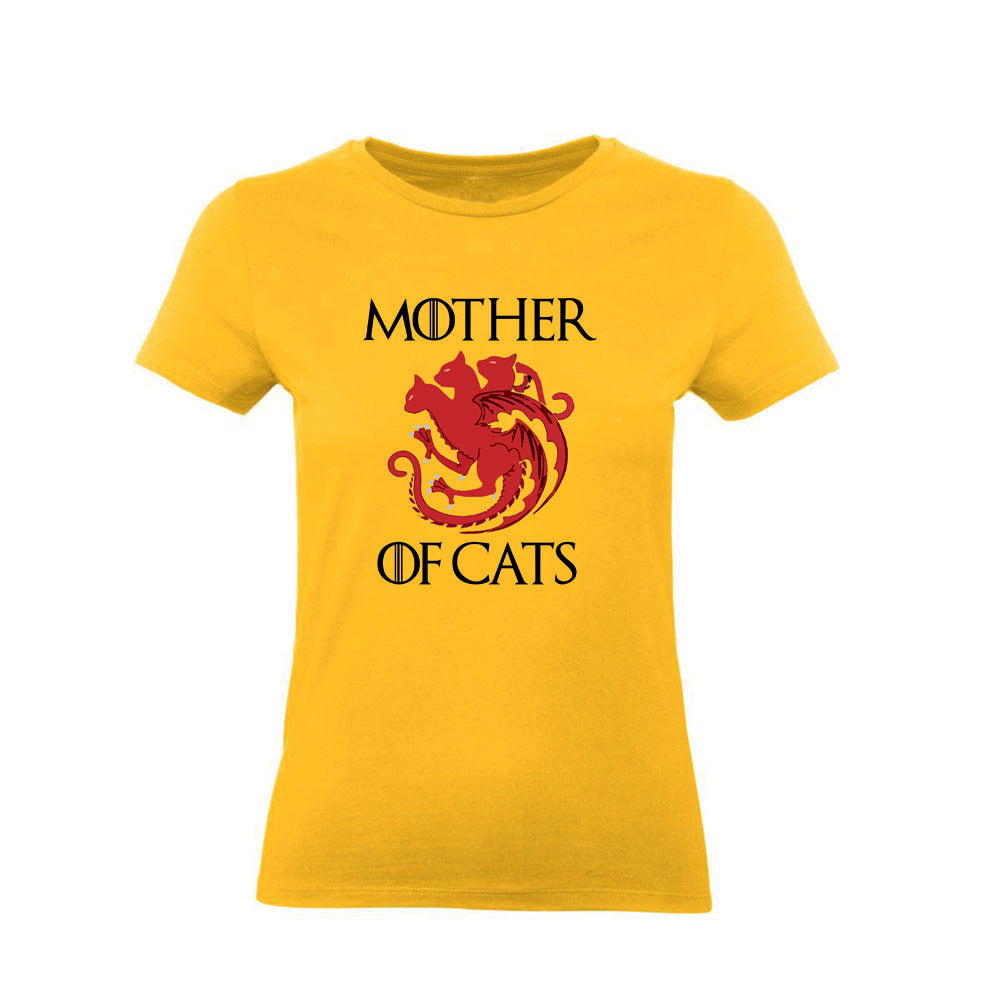 T-Shirt Donna & Bambino - MOTHER OF CATS - Maglietta Maglia Tshirt Super vestibilità Top qualità - Social Crazy