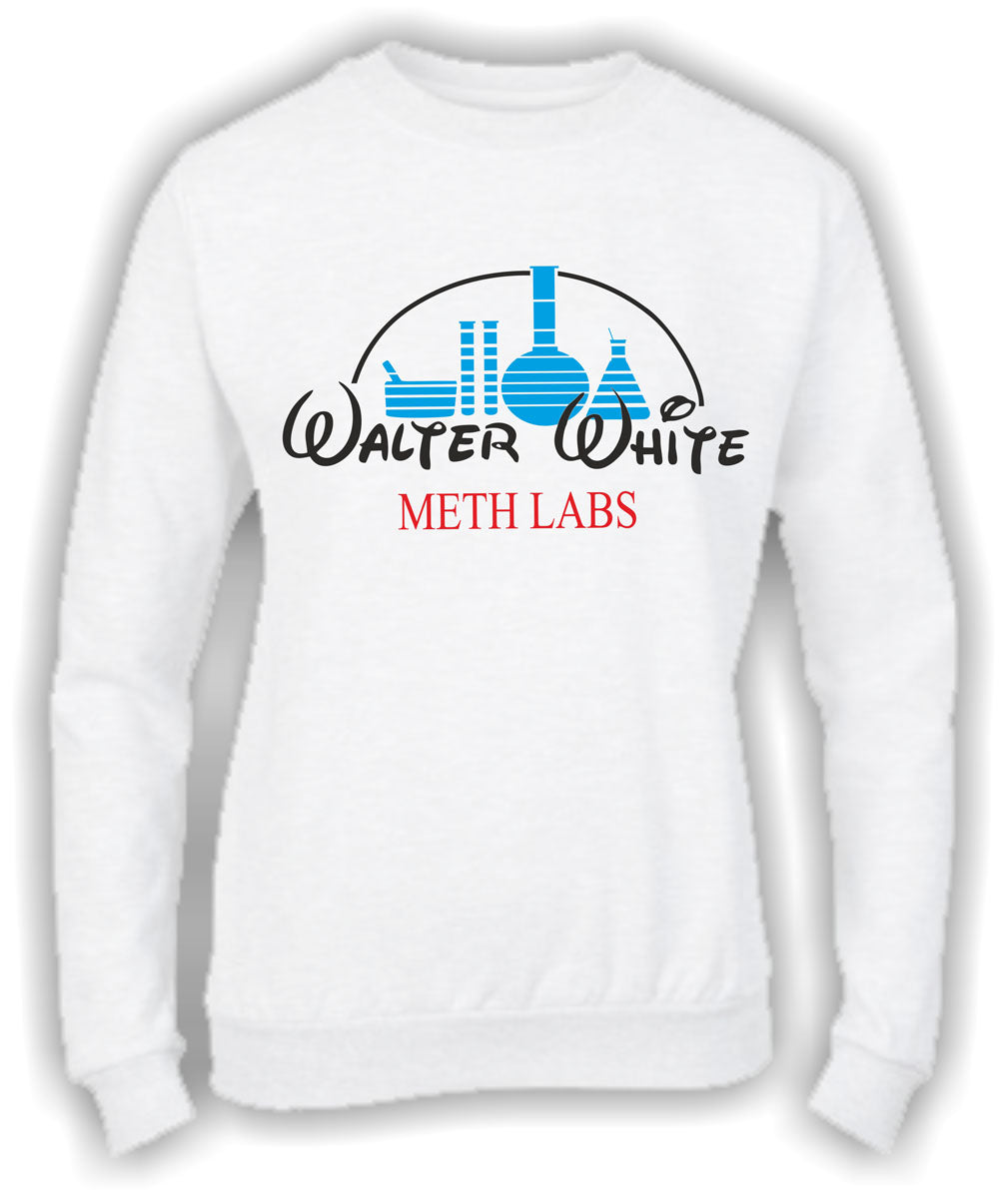 Felpa Girocollo UOMO, DONNA & BAMBIN - BREAKING BAD WALT DISNEY - Super vestibilità Top qualità - Social Crazy
