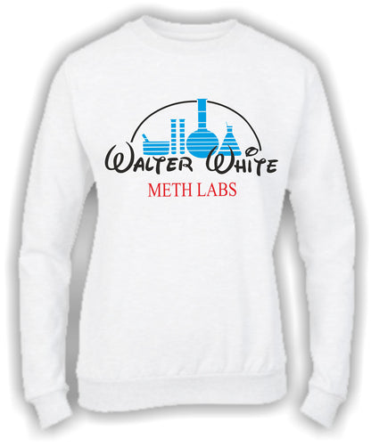 Felpa Girocollo UOMO, DONNA & BAMBIN - BREAKING BAD WALT DISNEY - Super vestibilità Top qualità - Social Crazy