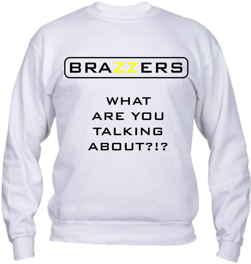 Felpa Girocollo UOMO, DONNA & BAMBIN - BRAZZERS - Super vestibilità Top qualità