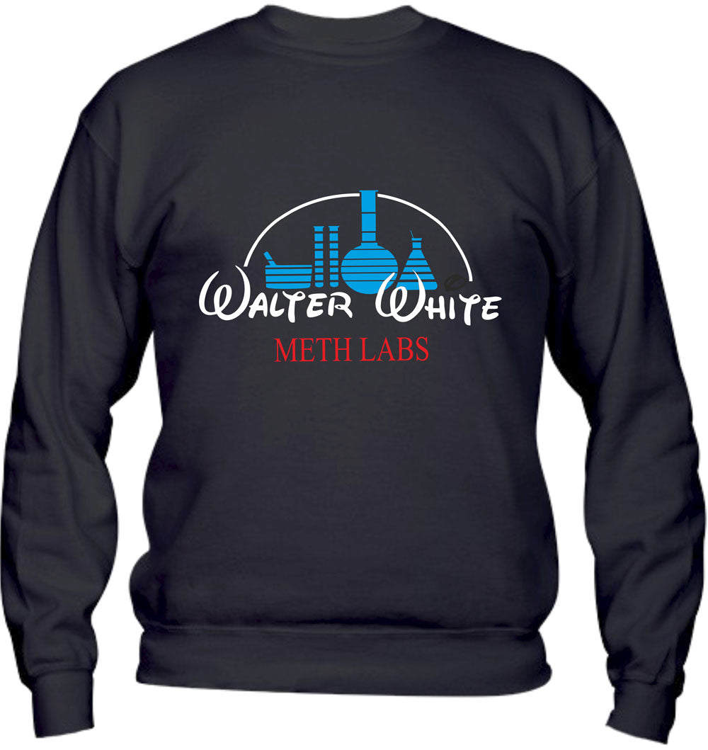 Felpa Girocollo UOMO, DONNA & BAMBIN - BREAKING BAD WALT DISNEY - Super vestibilità Top qualità - Social Crazy