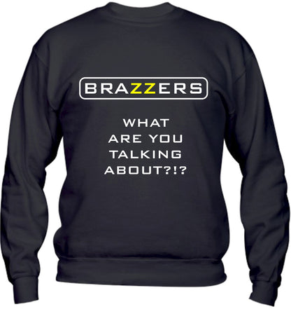 Felpa Girocollo UOMO, DONNA & BAMBIN - BRAZZERS - Super vestibilità Top qualità