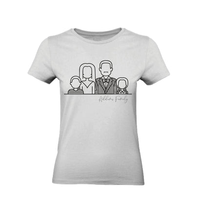 T-Shirt Uomo Donna & Bambino - LA FAMIGLIA ADDAMS - Maglietta Maglia Tshirt Super vestibilità Top qualità