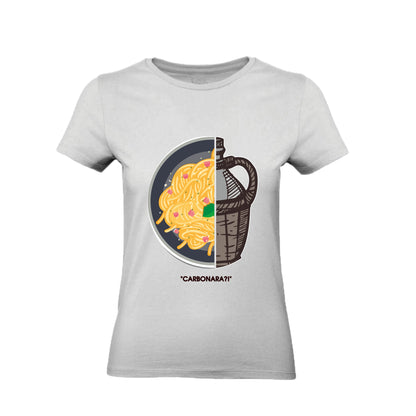 T-Shirt Uomo, Donna & Bambino - CARBONARA - Maglietta Maglia Tshirt Super vestibilità Top qualità