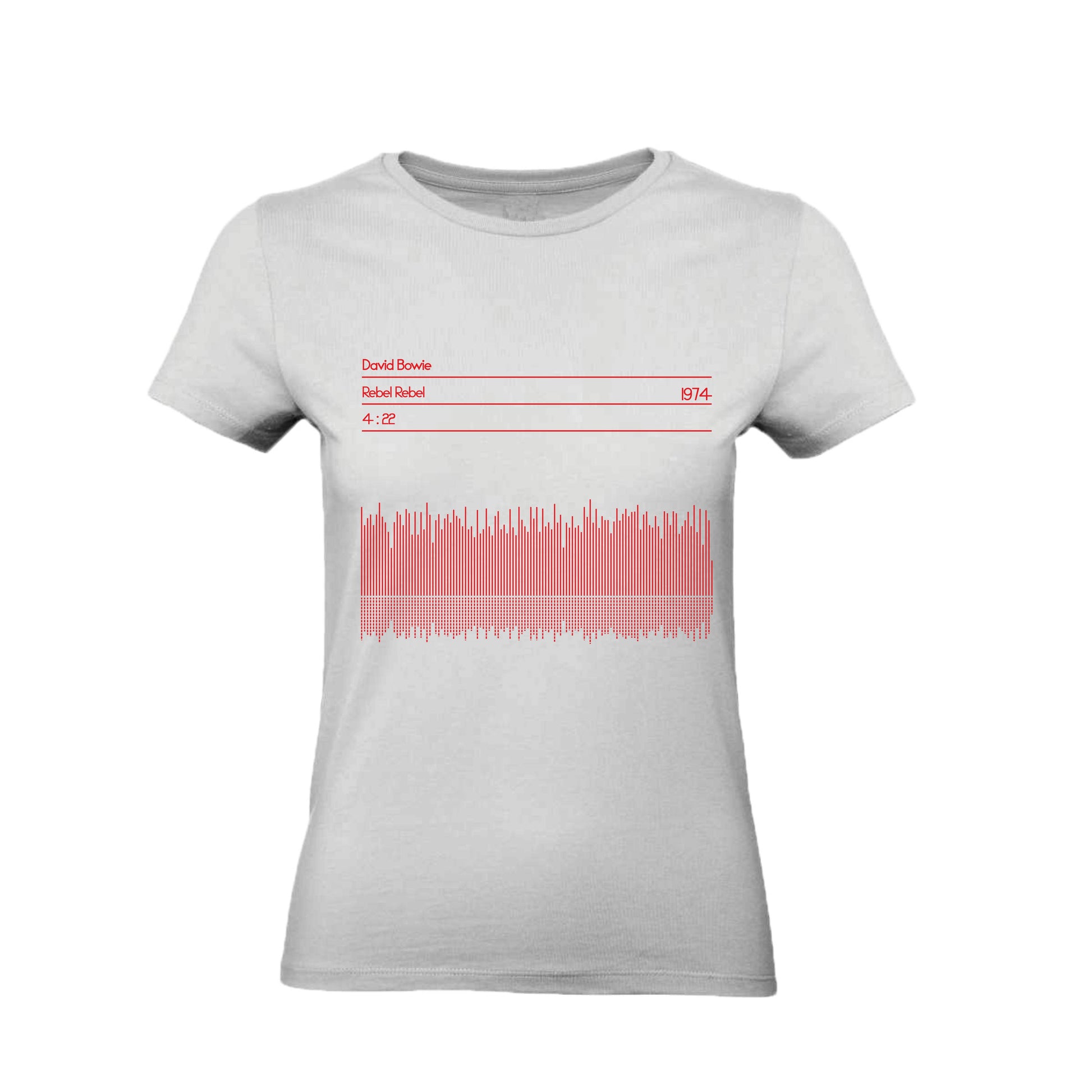 T-Shirt Uomo, Donna & Bambino - DAVID BOWIE 1974 SOUND WAWE - Maglietta Maglia Tshirt Super vestibilità Top qualità - Social Crazy