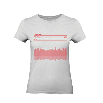 T-Shirt Uomo, Donna & Bambino - DAVID BOWIE 1974 SOUND WAWE - Maglietta Maglia Tshirt Super vestibilità Top qualità - Social Crazy