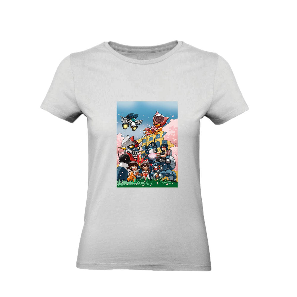 T-Shirt Uomo Donna & Bambino - MECHA'S WORLD - Maglietta Maglia Tshirt Super vestibilità Top qualità