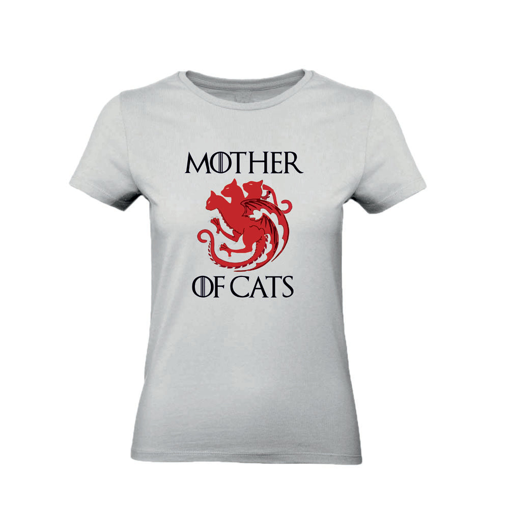 T-Shirt Donna & Bambino - MOTHER OF CATS - Maglietta Maglia Tshirt Super vestibilità Top qualità - Social Crazy