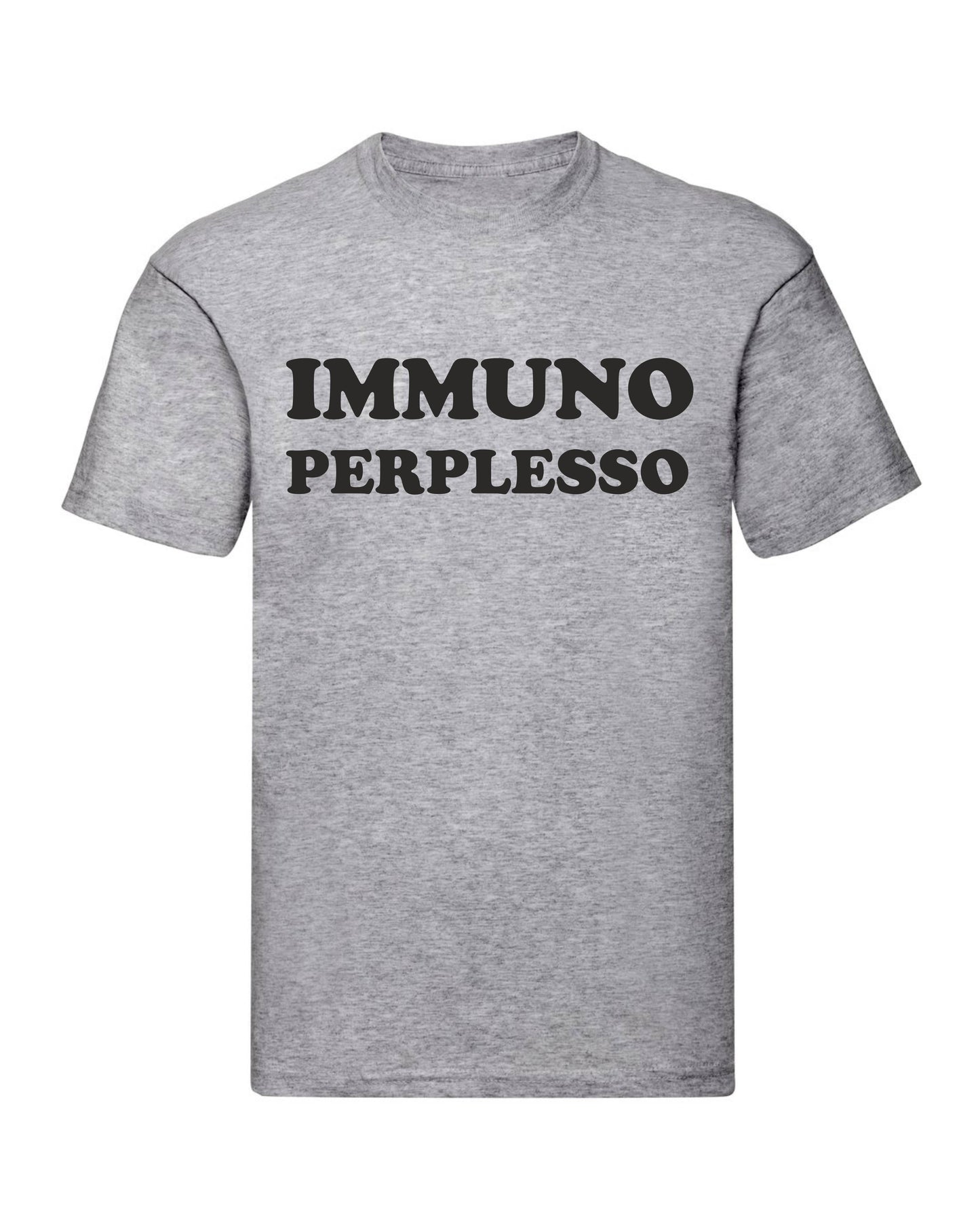 T-Shirt Uomo & Bambino - IMMUNO PERPLESSO - Maglietta Maglia Tshirt Super vestibilità Top qualità