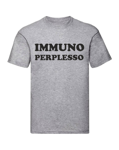 T-Shirt Uomo & Bambino - IMMUNO PERPLESSO - Maglietta Maglia Tshirt Super vestibilità Top qualità