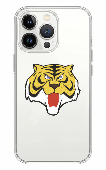 Cover Compatibile Con Tutti i Modelli iPhone - L'UOMO TIGRE HEAD - Trasparente UltraSottili AntiGraffio Antiurto Case Custodia Marca
