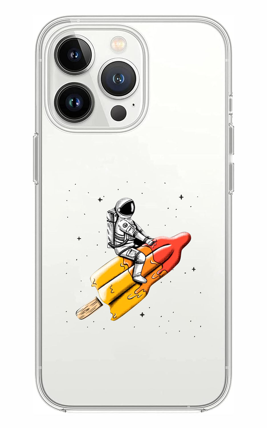 Cover Compatibile Con Tutti i Modelli iPhone - MELTED ROCKET - Trasparente UltraSottili AntiGraffio Antiurto Case Custodia Marca