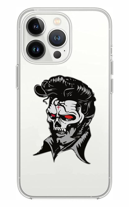 Cover Compatibile Con Tutti i Modelli iPhone - HELLVIS BACK - Trasparente UltraSottili AntiGraffio Antiurto Case Custodia Marca