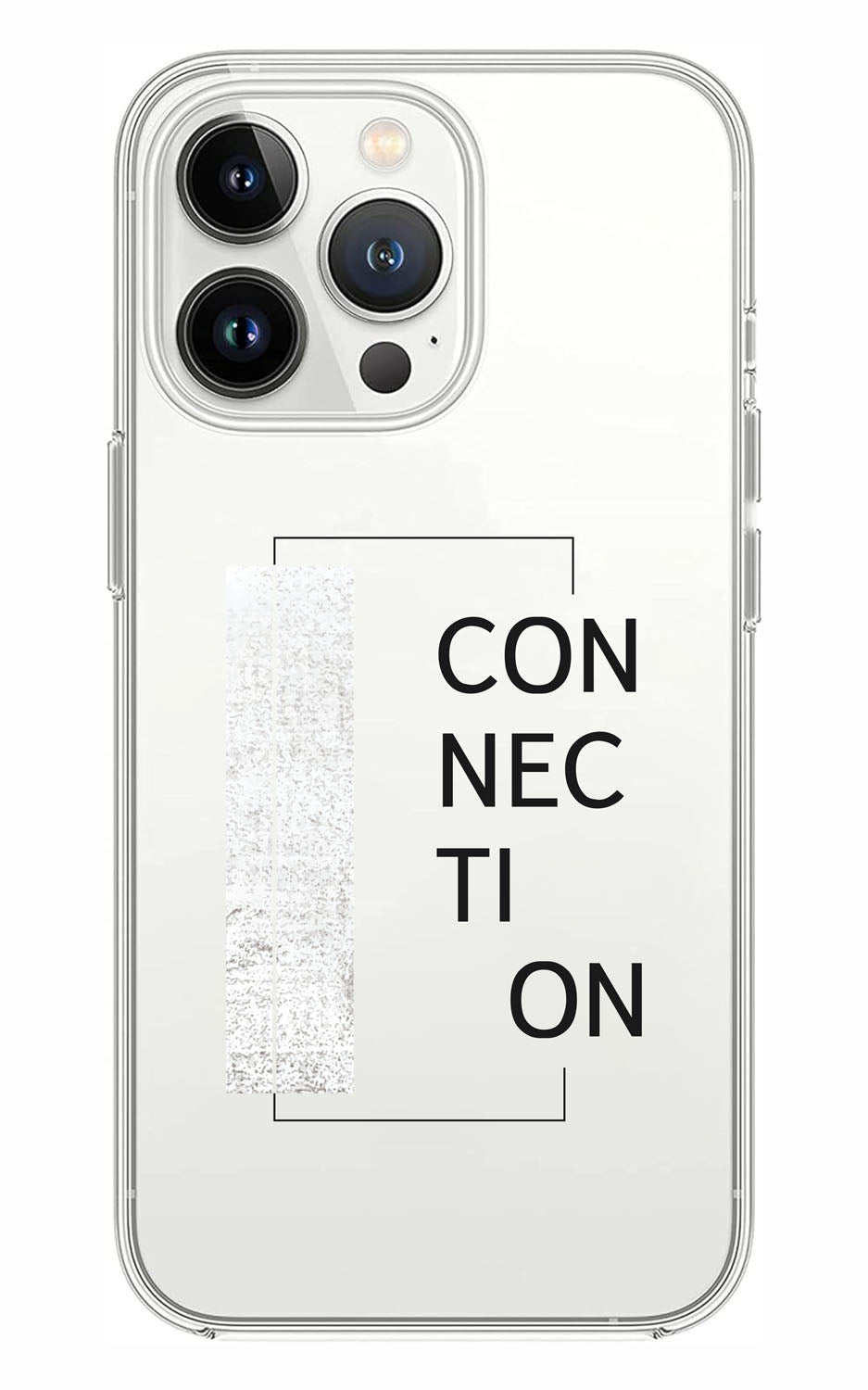 Cover Compatibile Con Tutti i Modelli iPhone - CONNECTION - Trasparente UltraSottili AntiGraffio Antiurto Case Custodia Marca