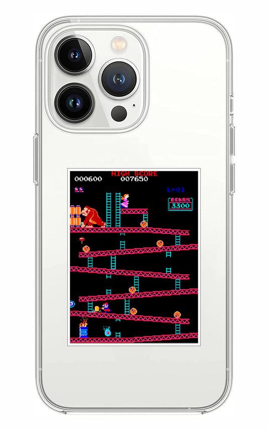 Cover Compatibile Con Tutti i Modelli iPhone - DONKEY KONG - Trasparente UltraSottili AntiGraffio Antiurto Case Custodia Marca