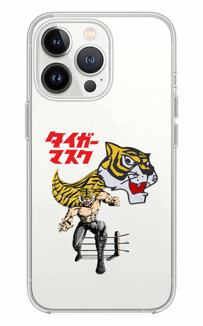 Cover Compatibile Con Tutti i Modelli iPhone - L'UOMO TIGRE MODELLO 2 - Trasparente UltraSottili AntiGraffio Antiurto Case Custodia Marca